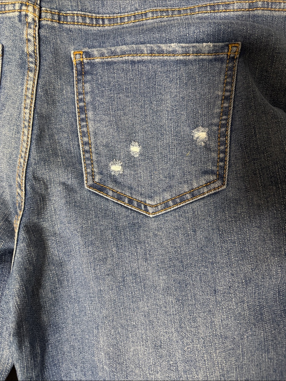 Time and Tru Wide-Leg Cuffed Blue Jeans - Picture 4 of 4